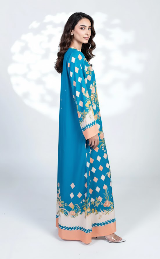 Sehar Azure Kaftan