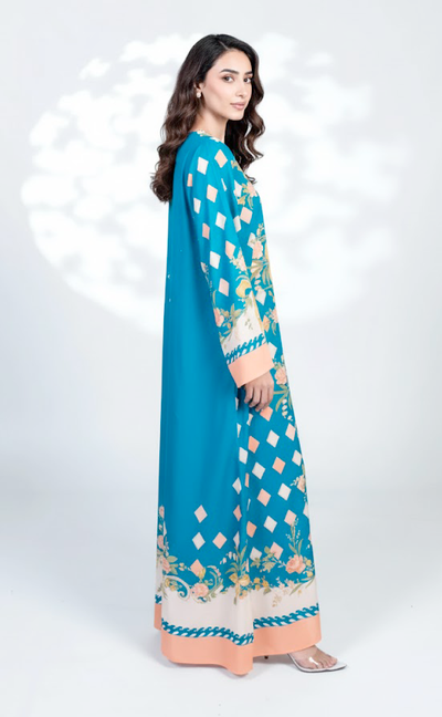 Sehar Azure Kaftan