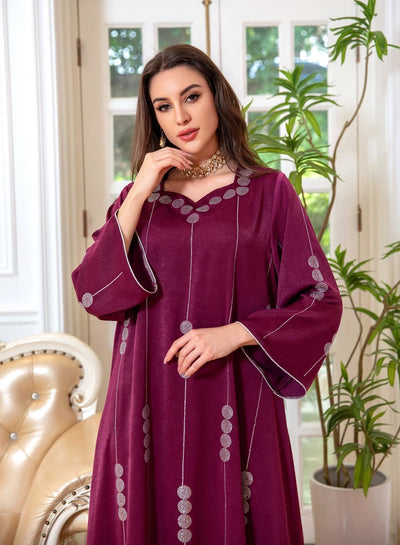 Royal Plum Kaftan
