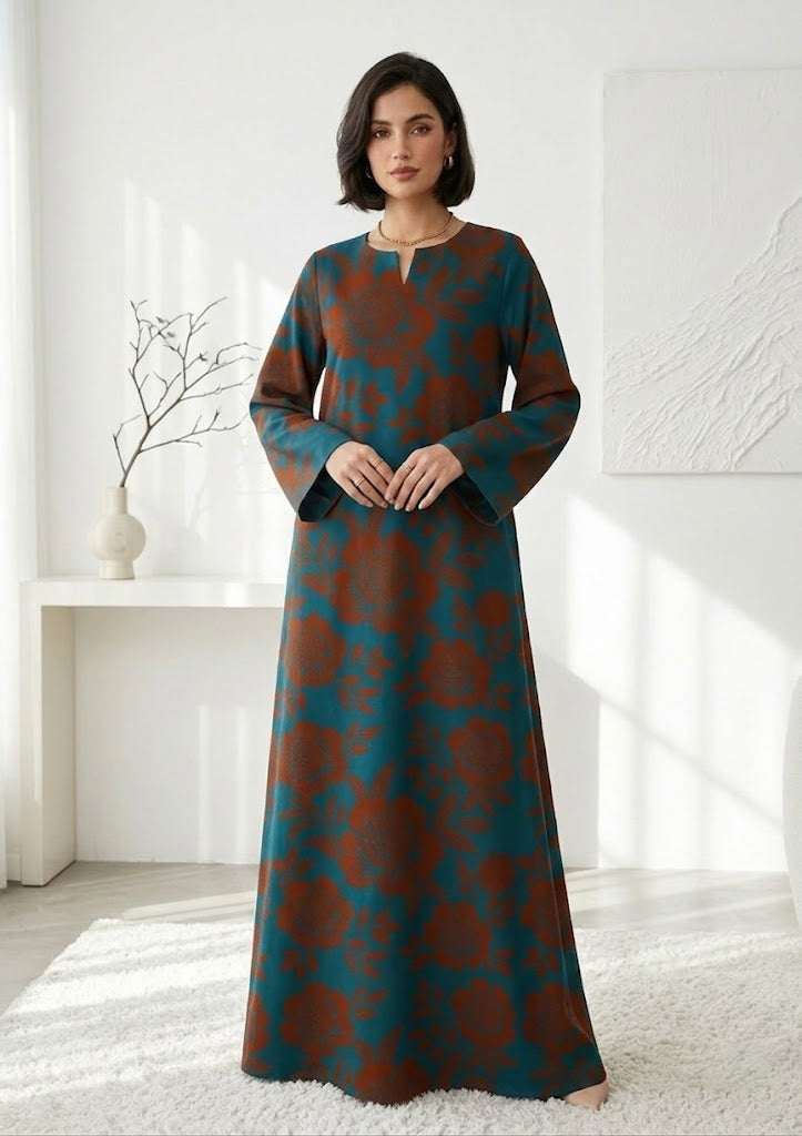 Liyana Floral Kaftan