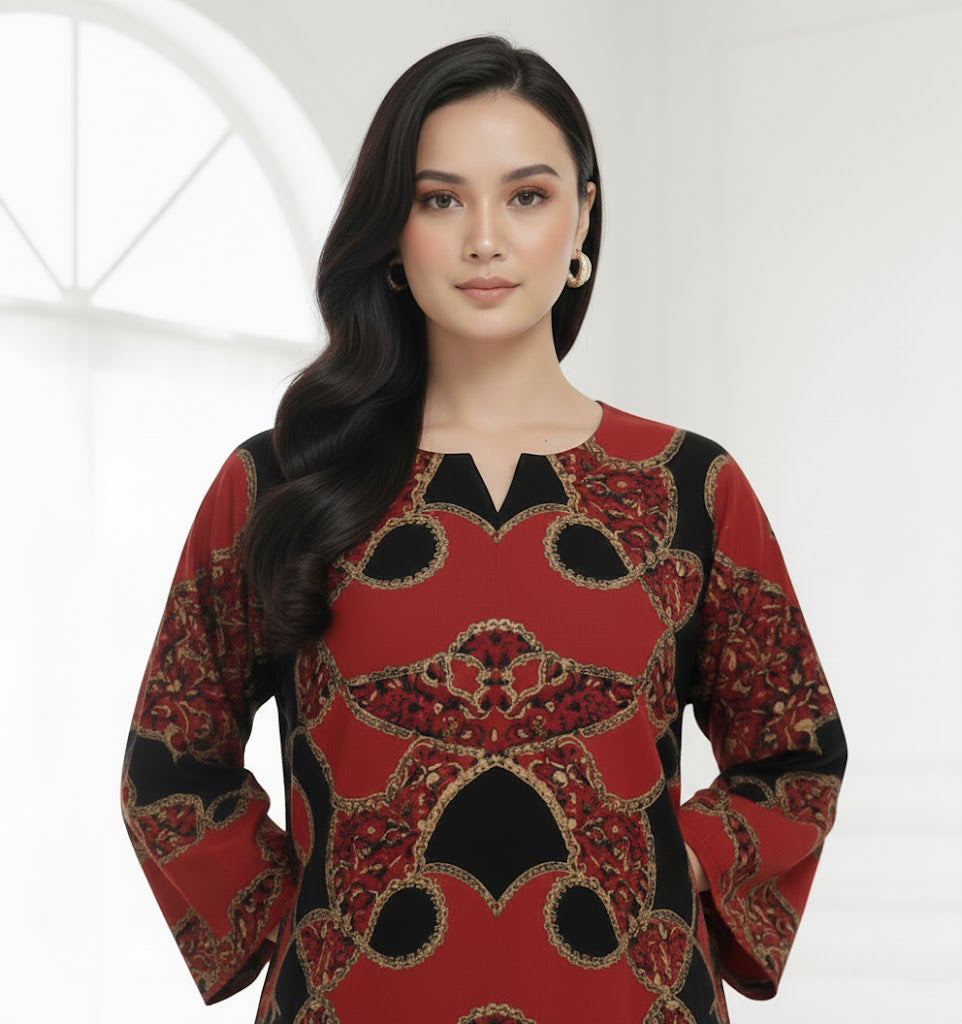 Rania Noir Kaftan