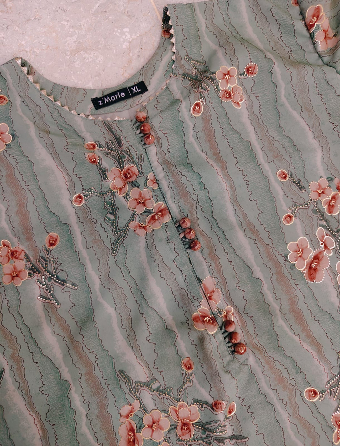 Rawda Sage Kaftan