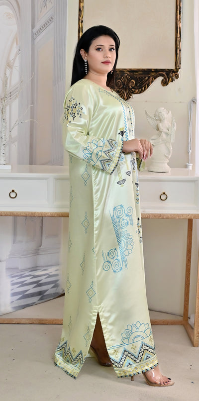 Elara Mist Kaftan