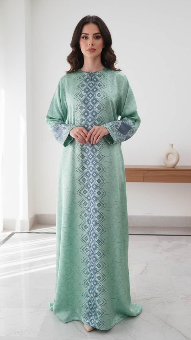 Layali Verde Kaftan