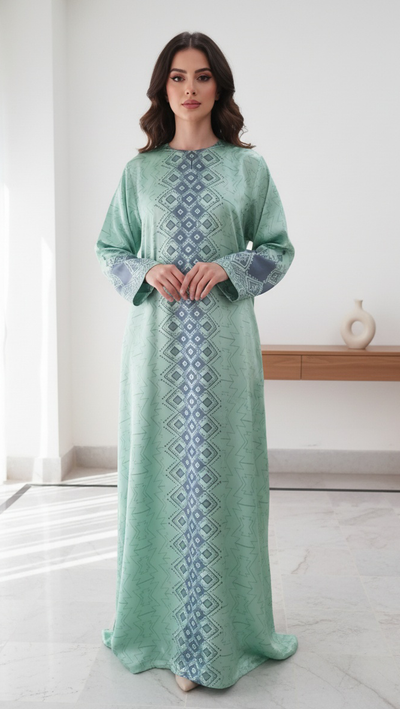Layali Verde Kaftan