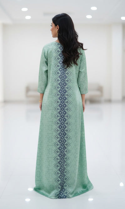 Layali Verde Kaftan