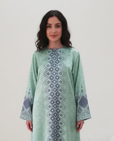 Layali Verde Kaftan