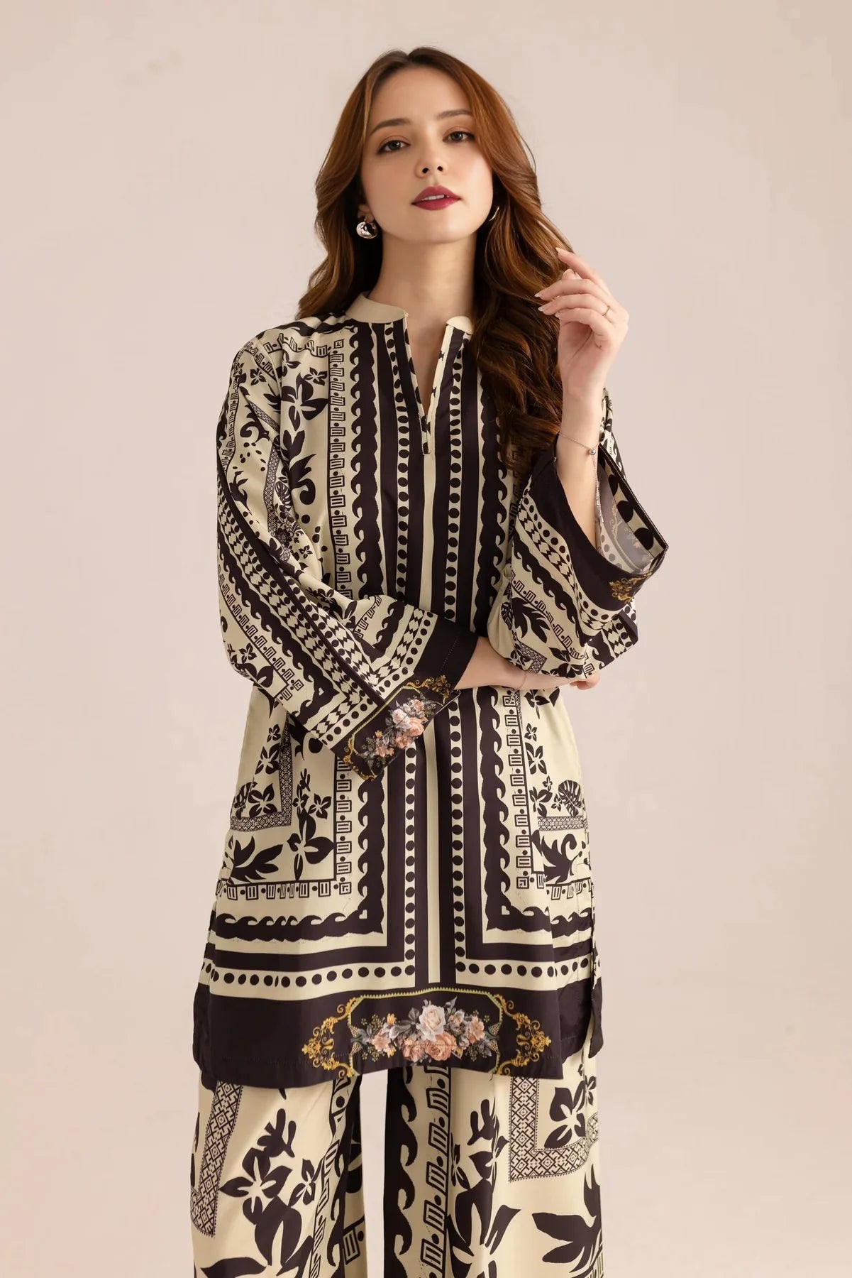 Noir Elegance Co-Ord Set