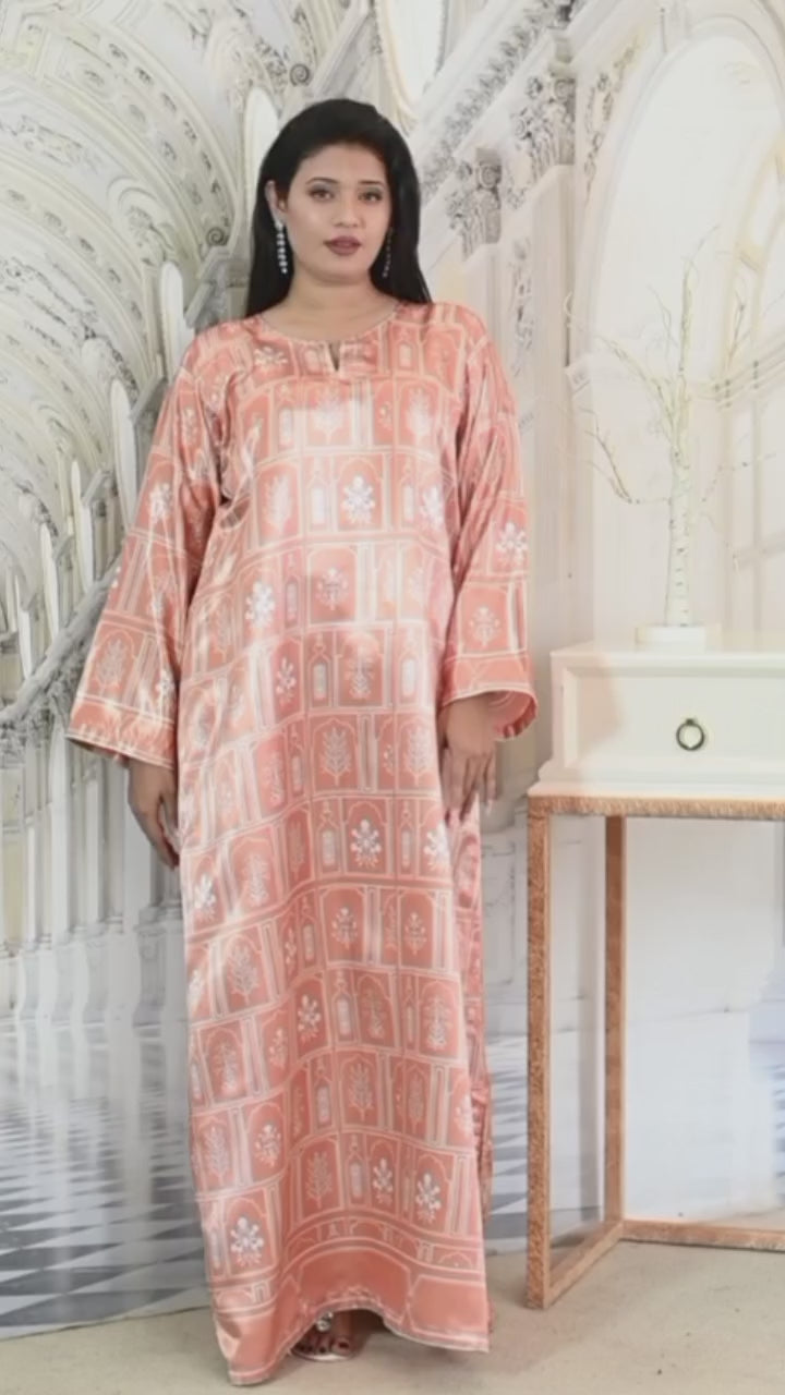 Selena Peach Kaftan