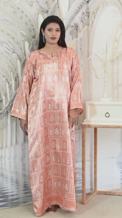 Selena Peach Kaftan
