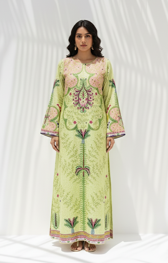 Nayla Verde Kaftan