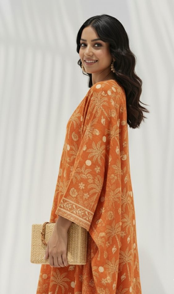 Sunset Palm Kaftan