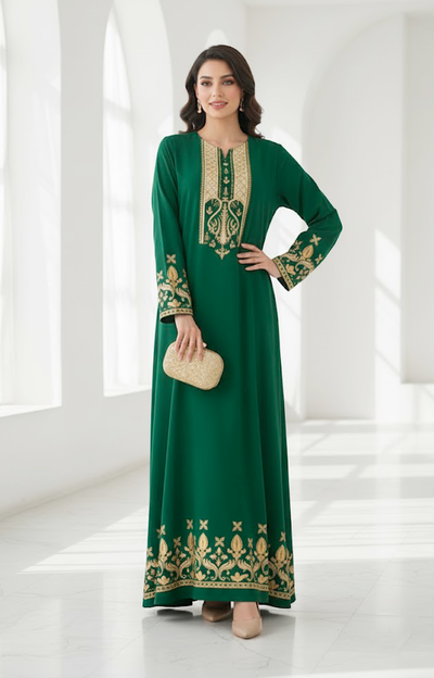 Lina Green Kaftan