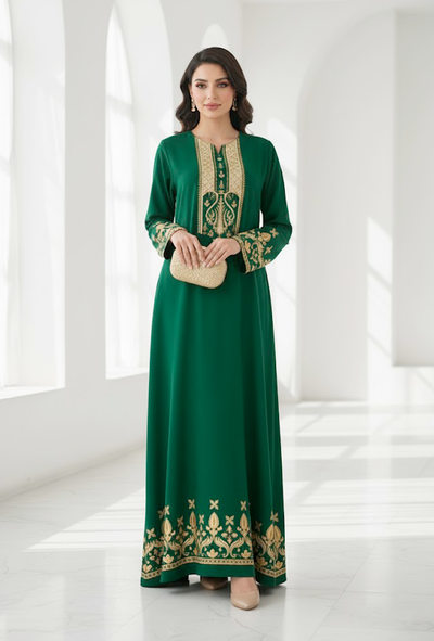 Lina Green Kaftan