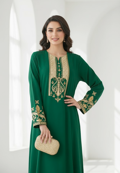Lina Green Kaftan