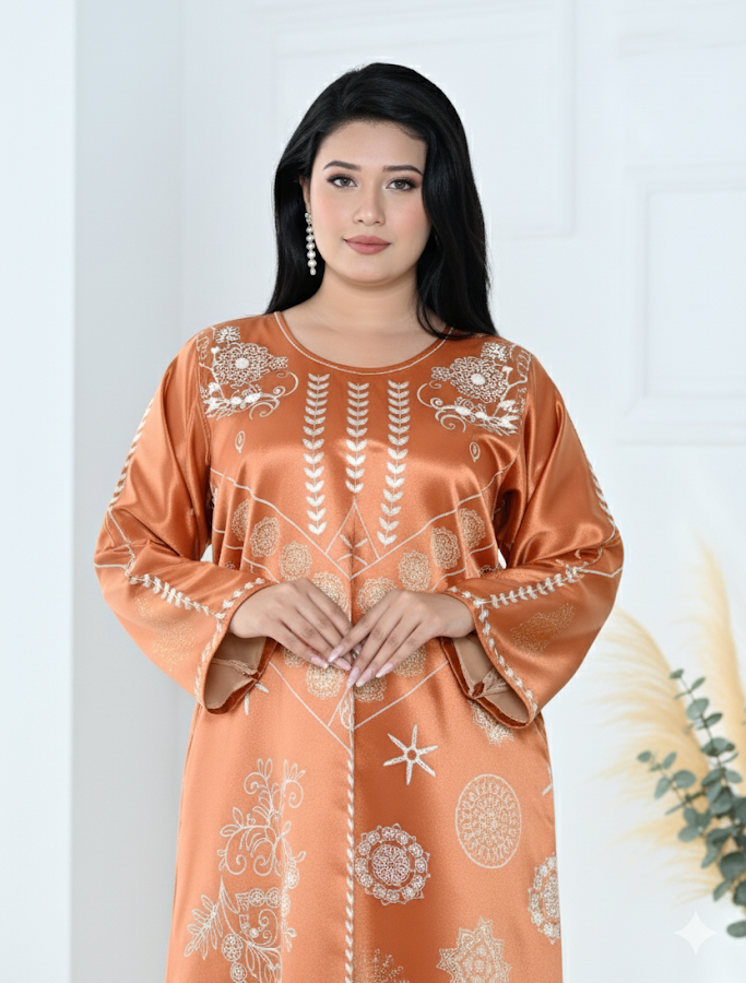 Amber Elegance Kaftan