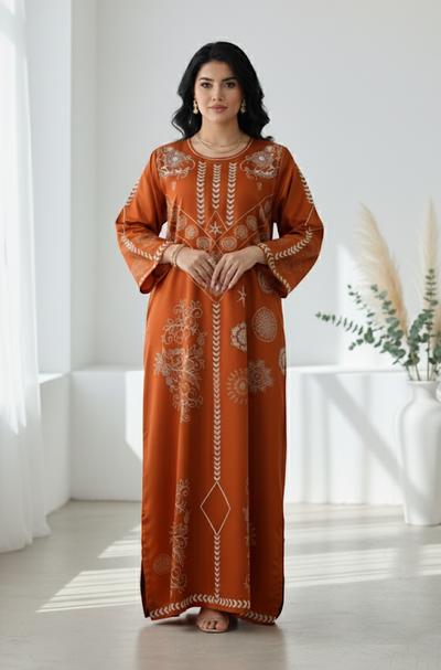 Amber Elegance Kaftan