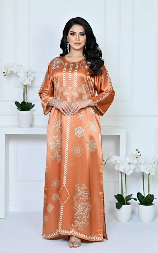 Amber Elegance Kaftan