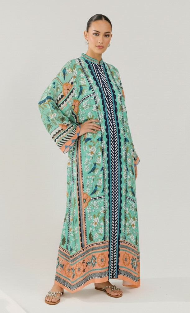 Jasmine Verde Kaftan