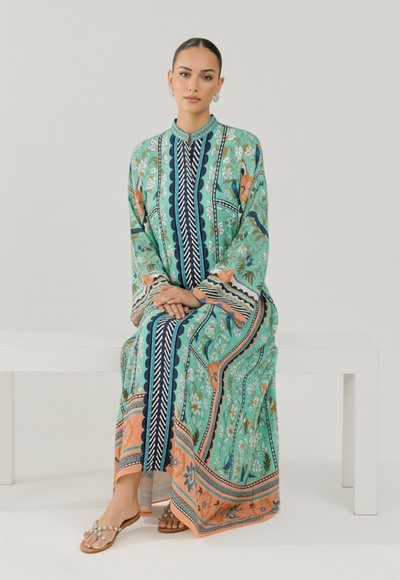 Jasmine Verde Kaftan