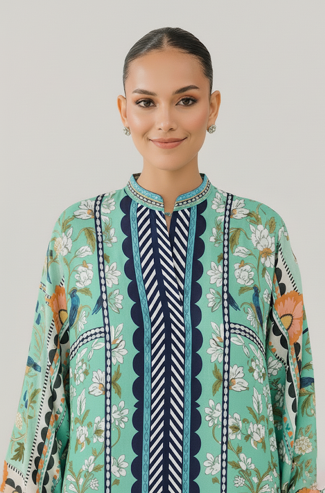 Jasmine Verde Kaftan